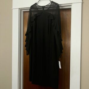 Women’s Plus Size R & M Richards black dress